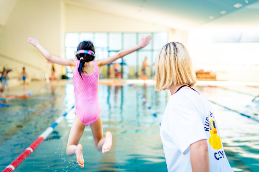 Über Schwimmtraining mit Raphaela Perterer